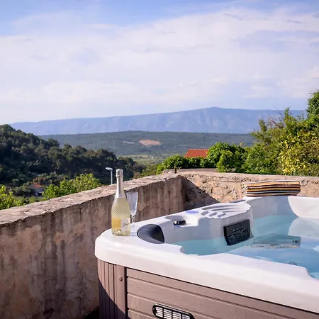Hedera - Beautiful Stone House Hvar 빌라 *